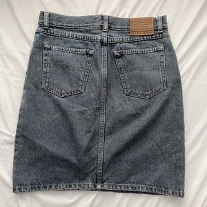 vintage polo jeans co. denim skirt